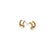 Elegant CZ Double Hoop earring