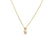 Minimal Swarovski pearl necklace