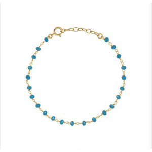 Turquoise ball bracelet