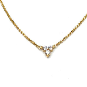 Minimal sparkling necklace