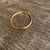 Herringbone gold bracelet