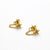 Dainty star chain earrings