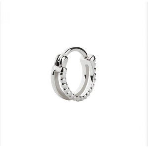 Double CZ clicker ring