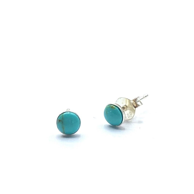 Turquoise stud earrings