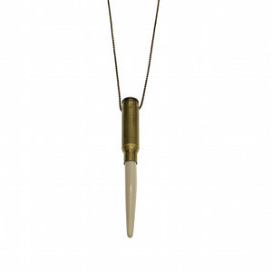 Bone bullet antique necklace