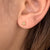 Double 3 dot earring