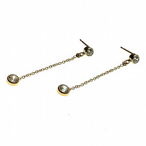 Double chain earrings