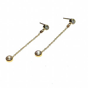 Double chain earrings