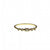 Halo solid gold ring with cubic zirconia