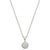 Opal silver necklace