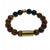 Tibetan Agate bullet casing bracelet