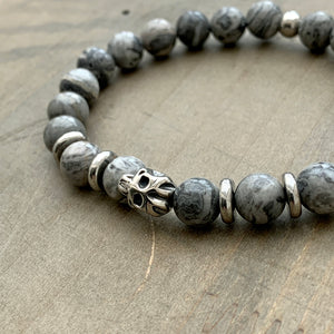 Camden grey stone bracelet