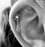 Dream catcher barbell for Tragus, Forward Helix, Conch, Rook piercing