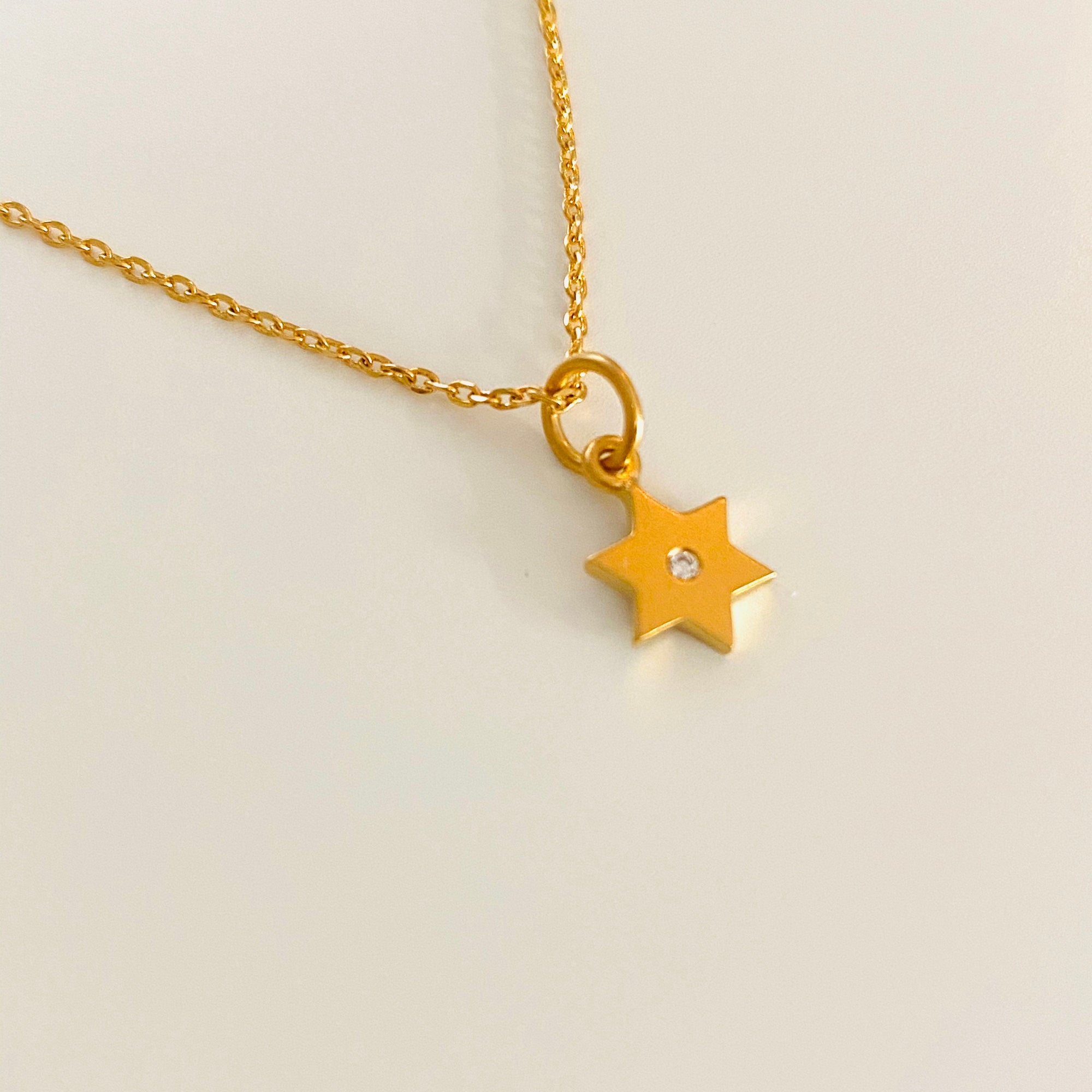 David star necklace