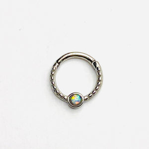 Opal septum jewellery