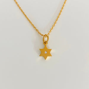 David star necklace