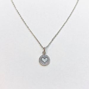 Radiant heart necklace
