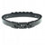 Kensington black leather bracelet